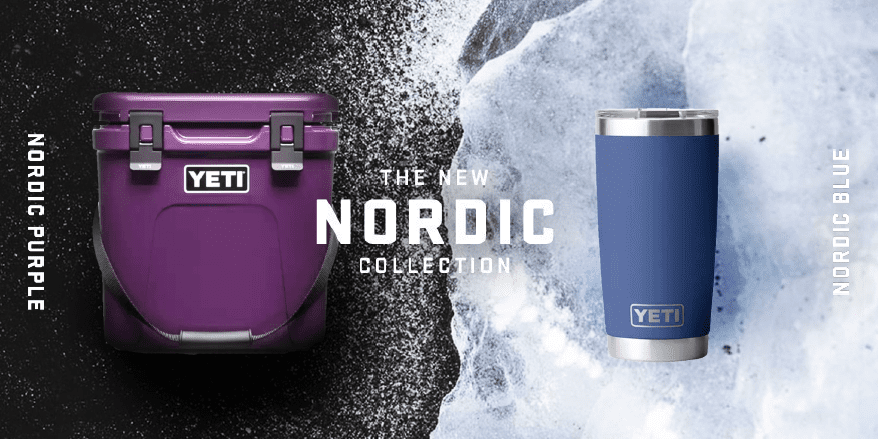 Yeti deals, get 20% off limited edition Nordic Purple Collection