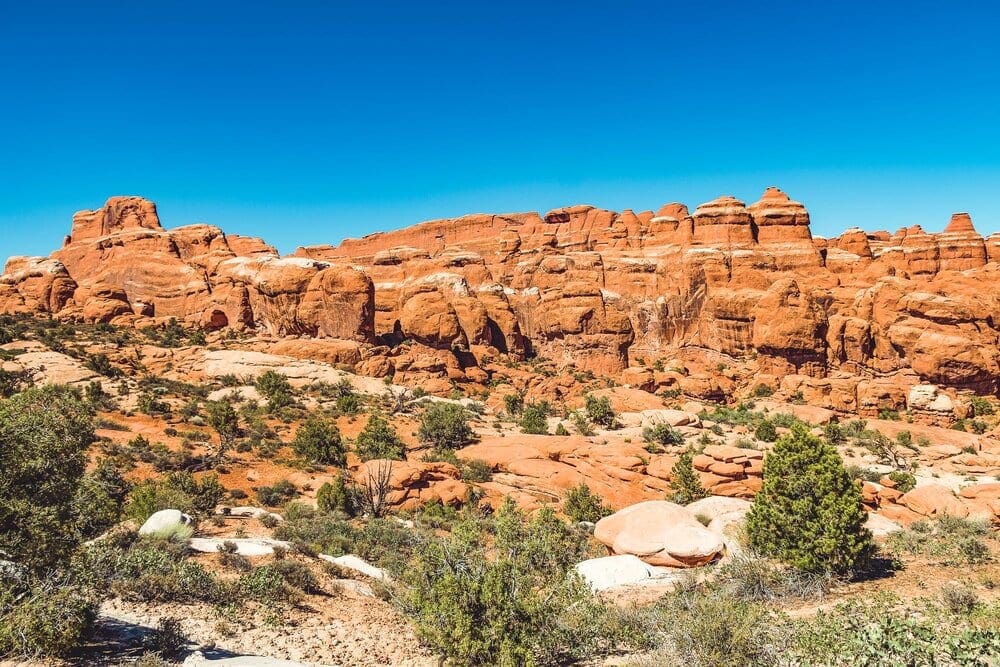 Fiery Furnace Overlook in Arches National Park, Utah.