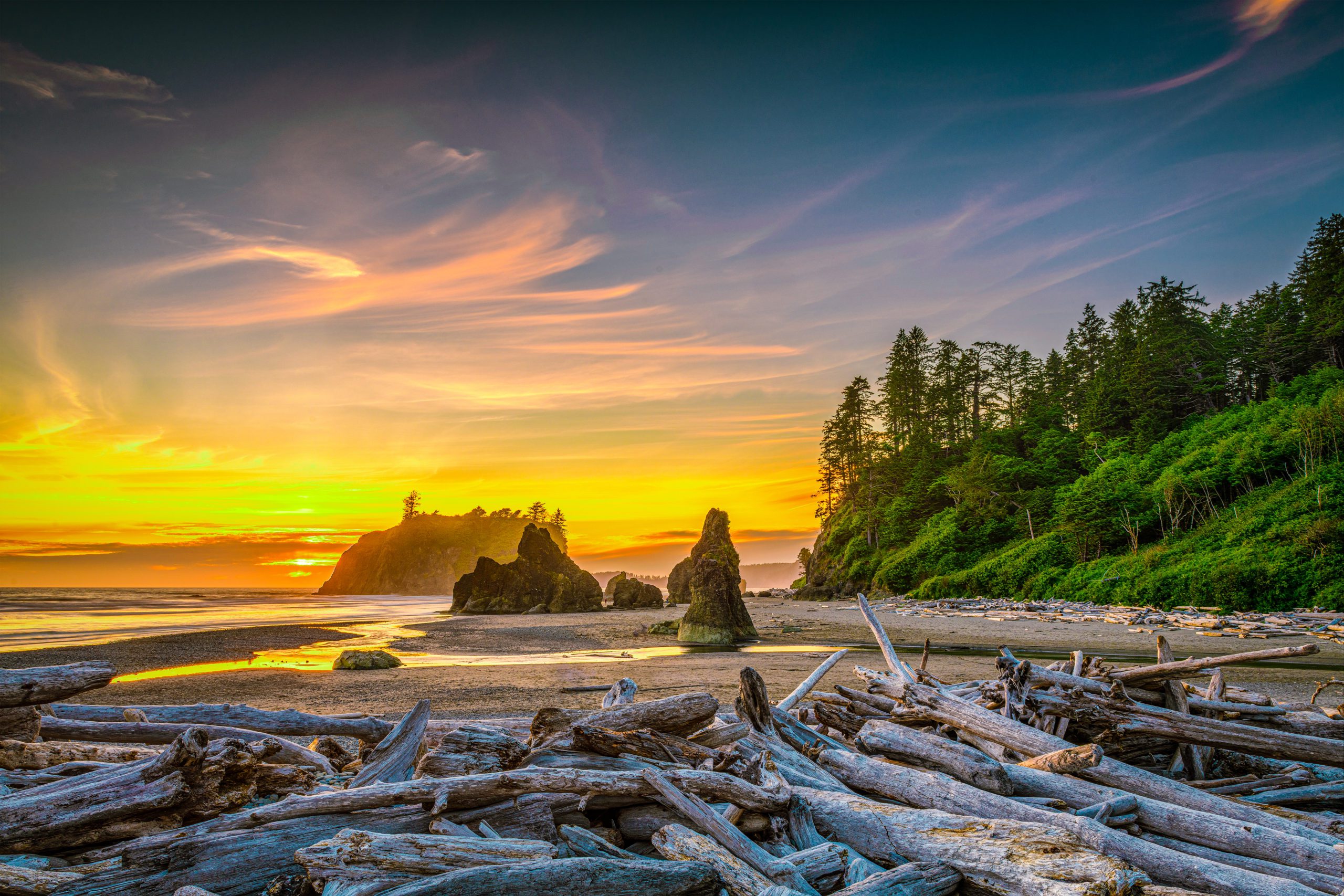 Adventurer’s Guide To Olympic National Park, Washington.