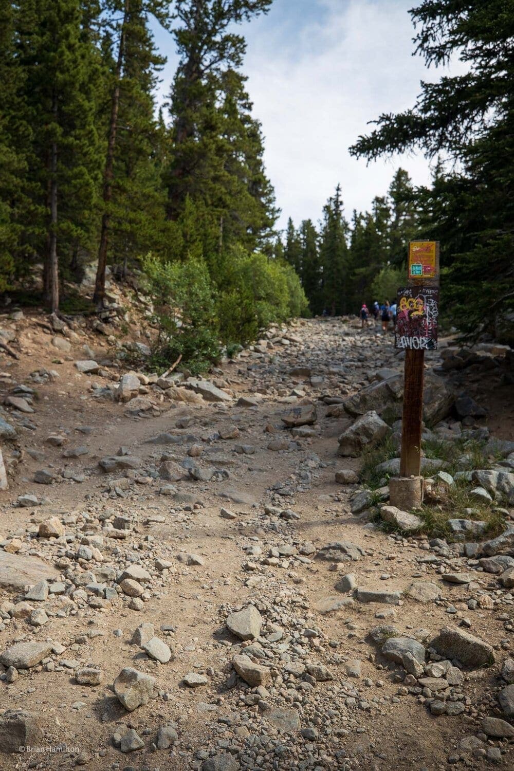 Photo 2: The St. Mary’s Glacier trail is easy to navigate.