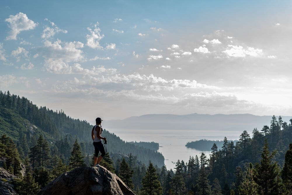 Lake Tahoe has some epic views for hikers and backpackers.