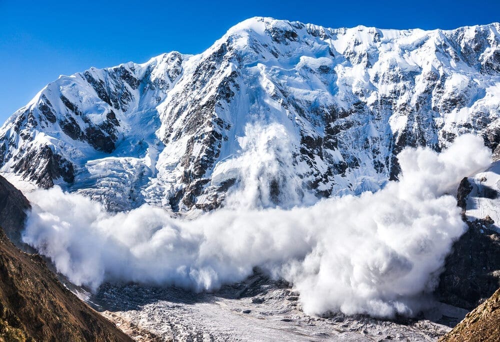 Avalanches are a constant threat in the mountains.