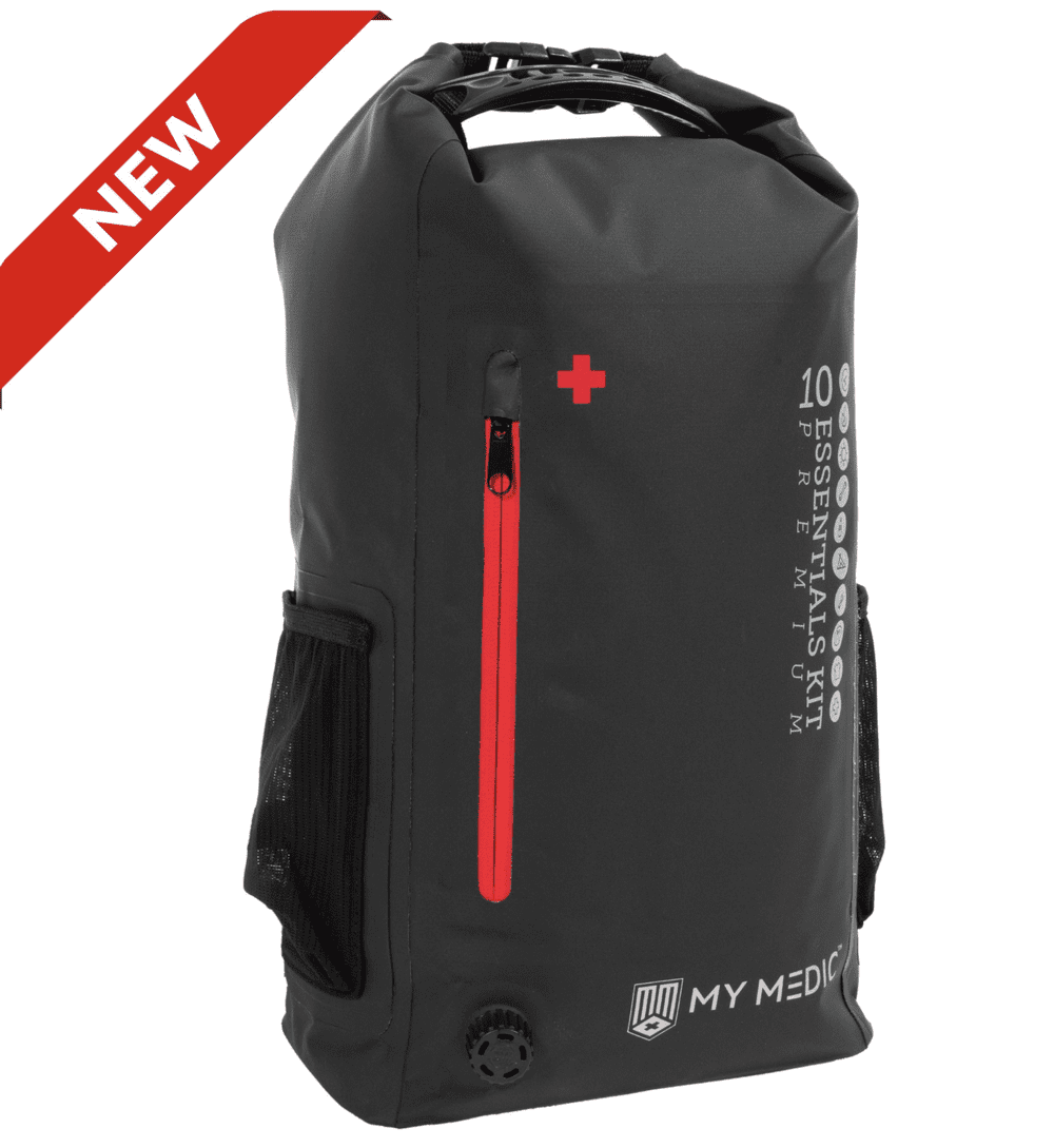 Get your own grab and go emergency bag at MyMedic! - Stocked with 10 categories of first-aid and emergency supplies that give you confidence for the unexpected.