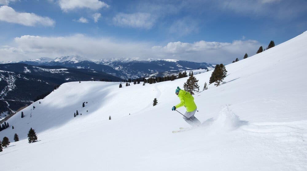 Backcountry Skiing in Vail Pass - Ski the beautiful backcountry of Vail. Glide upon the elegant powder of Vail Pass. Skiing is fun and a challenge here and requires a level of basic experience beforehand. Consult with your guide and they will take this into account when addressing the itinerary of the day.