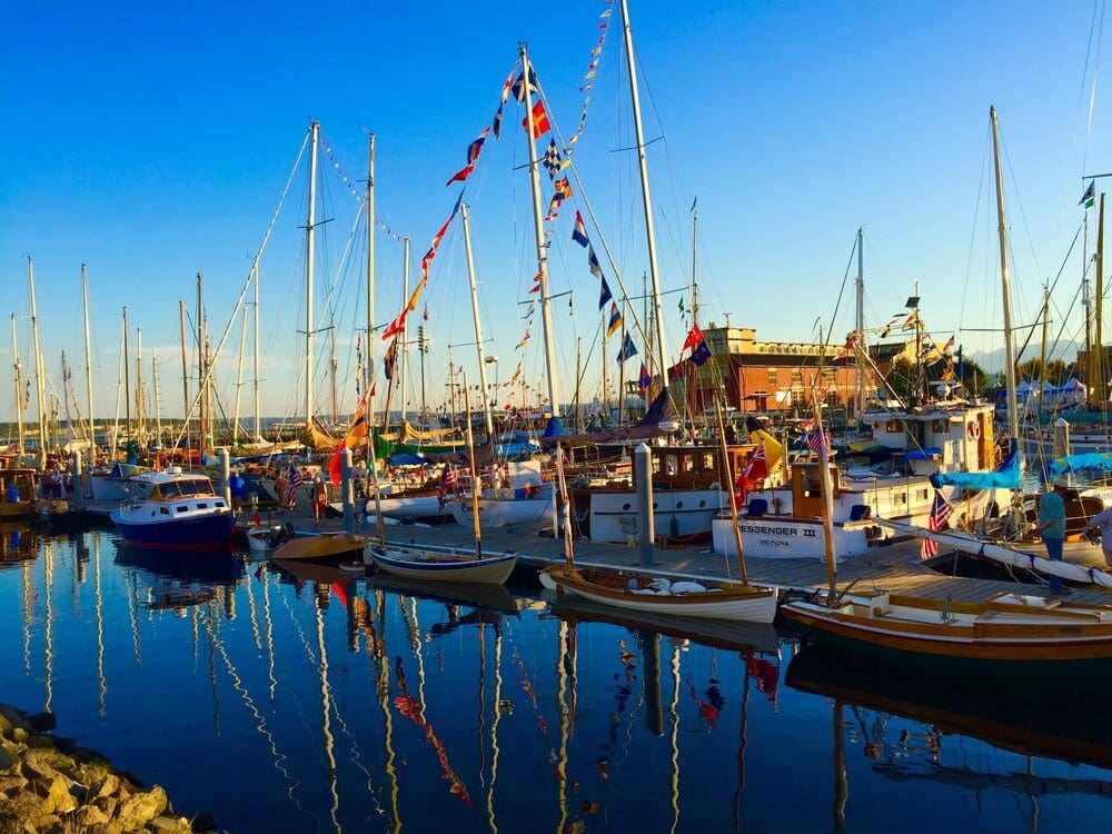 Wooden Boat Festival at Port Townsend, WA. The next festival is scheduled for September 9-11, 2022.