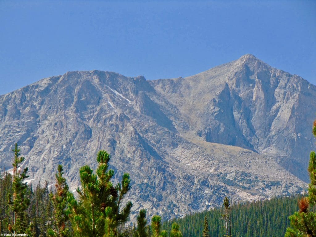 Mt. Alice from the trail to Bluebird Lake.