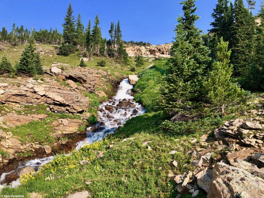Beautiful alpine stream.
